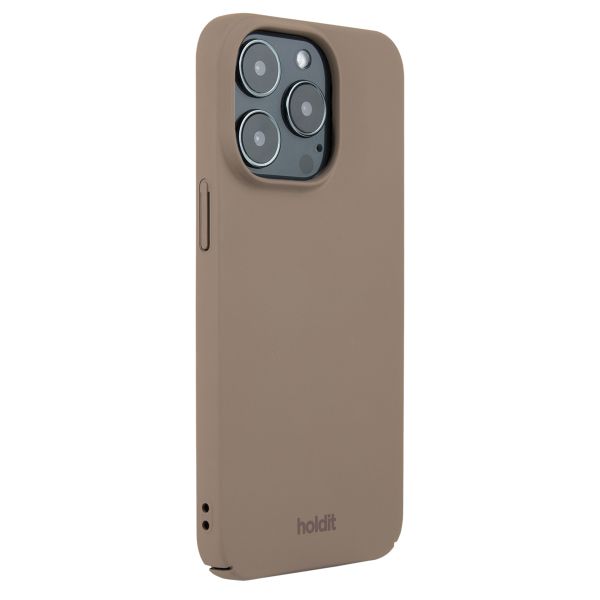 Holdit Slim Case iPhone 15 Pro - Mocha Brown