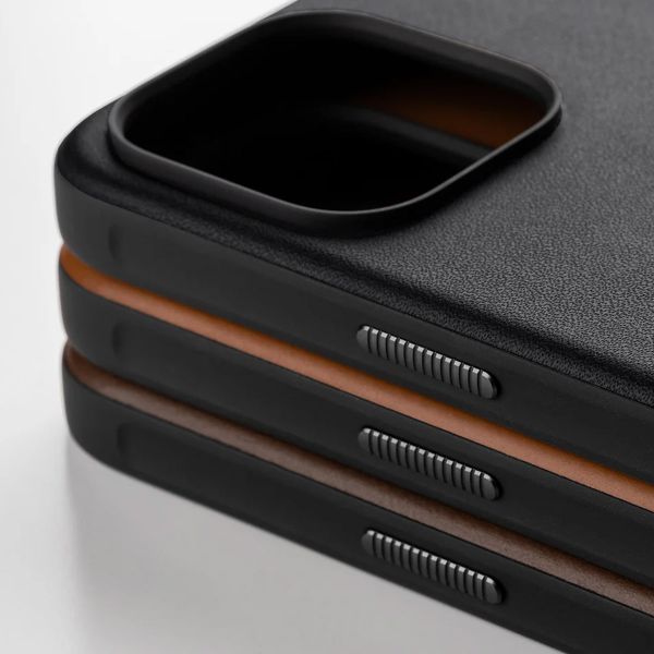 Nomad Modern Leather Case met MagSafe Apple iPhone 15 Pro Max - English Tan