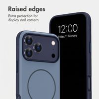 imoshion Colour Back Cover with Thin MagSafe Ring Apple iPhone 17 Pro Max - Dark Blue