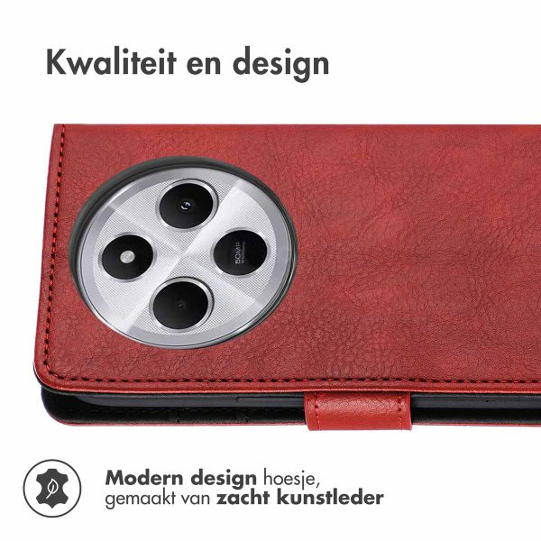 imoshion Luxe Bookcase Xiaomi Redmi 14C - Rood