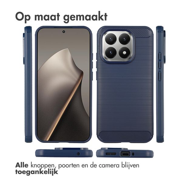 imoshion Brushed Backcover Xiaomi 15T - Donkerblauw
