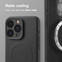 imoshion Colour Back Cover with MagSafe Apple iPhone 15 Pro Max - Black