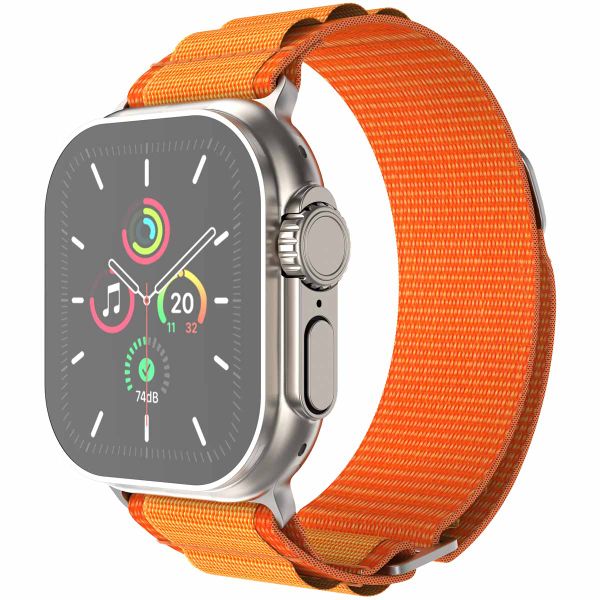 imoshion Nylon Alpine bandje Apple Watch Series 1 t/m 10 / SE / Ultra (2) (44/45/46/49 mm) - Oranje