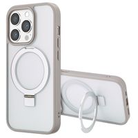 Accezz Ring Stand Backcover met MagSafe Apple iPhone 14 Pro - Grijs