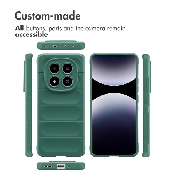 imoshion EasyGrip Backcover Xiaomi Redmi Note 14 Pro (5G) - Donkergroen