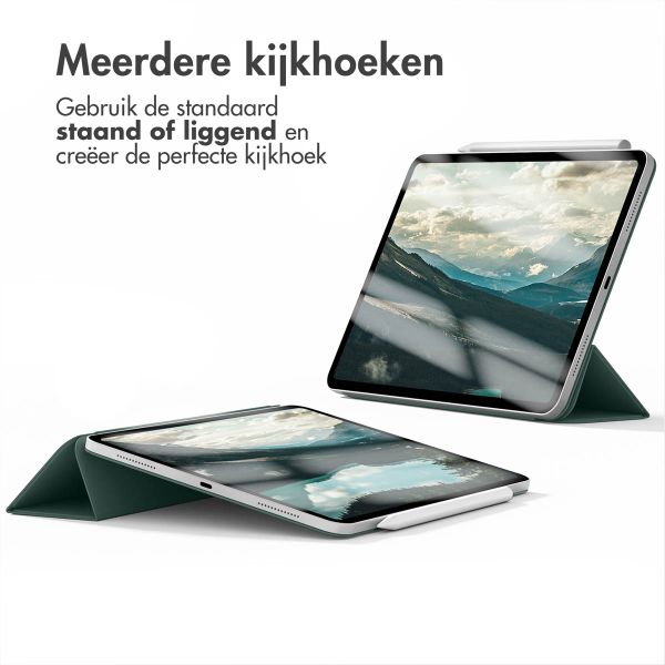 imoshion Magnetic Bookcase iPad Pro 12.9 (2020/2021/2022) - Donkergroen