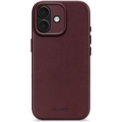 Decoded Leather Backcover MagSafe Apple iPhone 17 - Burgundy
