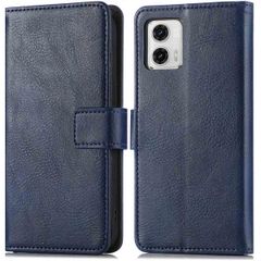 imoshion Luxe Bookcase Motorola Moto G73 - Donkerblauw