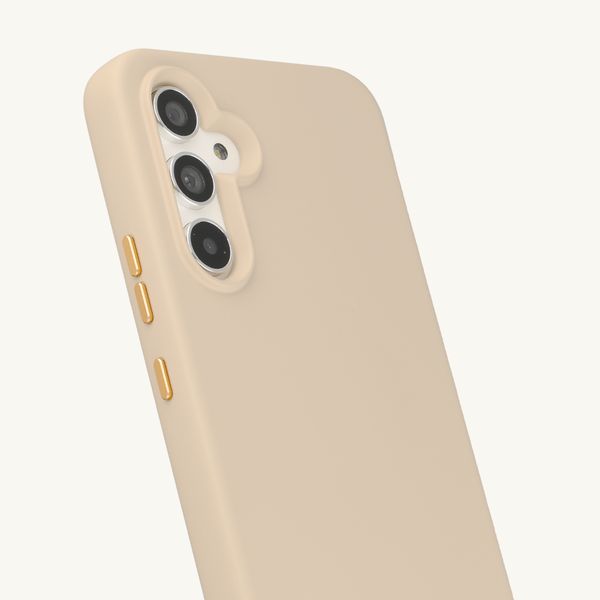 Selencia Rivièra MagSafe Backcover met afneembare haakjes Samsung Galaxy A54 (5G) - Milky Latte