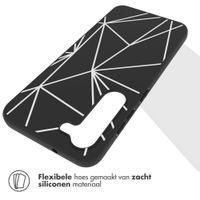 imoshion Design hoesje Samsung Galaxy S23 - Grafisch - Lijn Zwart