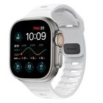 Nomad Sport band FKM Apple Watch Series 1 t/m 9 / SE (38/40/41 mm) | Series 10 (42 mm) - White