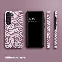 Selencia Vivid Backcover Samsung Galaxy S23 - Trippy Swirl Dark Rose