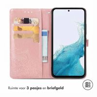 imoshion Mandala Bookcase Samsung Galaxy A54 (5G) - Rosé Goud