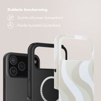 Selencia Vivid Backcover met MagSafe Apple iPhone 18 Pro Max / 17 Pro Max - Desert Waves Beige
