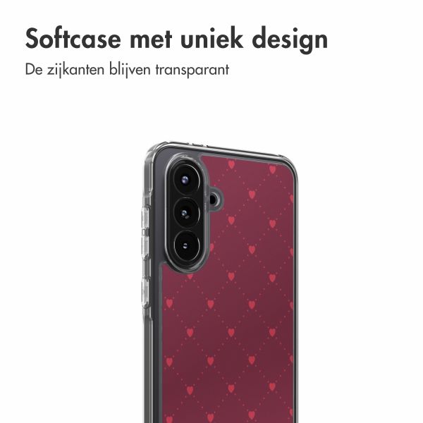 imoshion Design hoesje Samsung Galaxy A56 - Crush Check Coral Dust