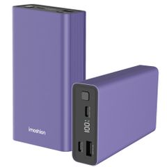 imoshion Ultra Series Aluminium Powerbank 20.000 mAh - Quick Charge en Power Delivery - Tropical Violet
