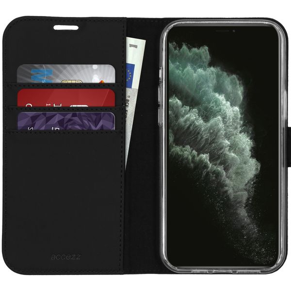Accezz Wallet Softcase Bookcase Apple iPhone 12 Pro Max - Zwart