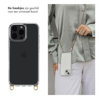 Selencia Backcover met afneembare haakjes Apple iPhone 16 Pro Max - Transparant