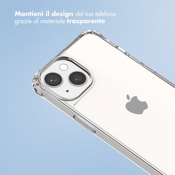 imoshion Backcover met koord + armband Apple iPhone 13 - Parels Hartjes