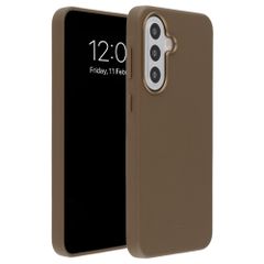 Accezz MagSafe Leather Backcover Samsung Galaxy A57 (5G) - Coffee Brown