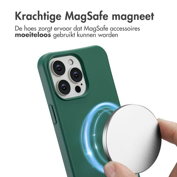 imoshion Color Backcover met afneembaar koord MagSafe Apple iPhone 15 Pro Max - Donkergroen