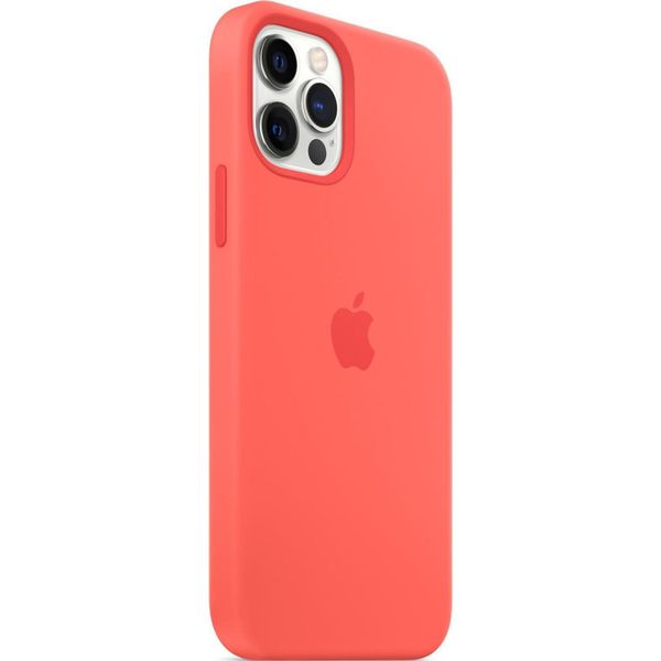 Apple Silicone Backcover MagSafe Apple iPhone 12 (Pro) - Pink Citrus