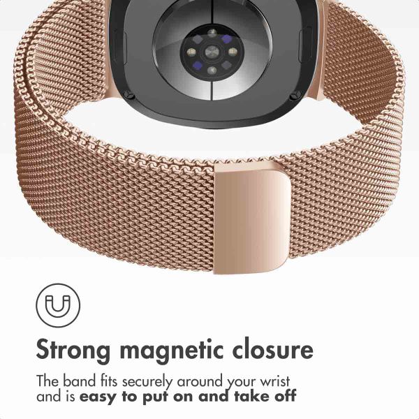 imoshion Milanese magnetic band Samsung Galaxy Watch 9 (40/44mm) / Watch 8 (40/44mm) / Classic (46mm) - Rose Gold
