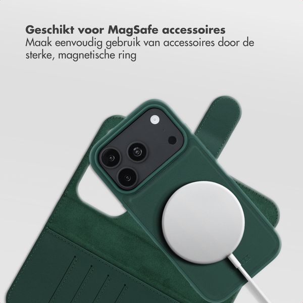 Accezz Edge Uitneembare Bookcase met MagSafe Apple iPhone 18 Pro / 17 Pro - Groen