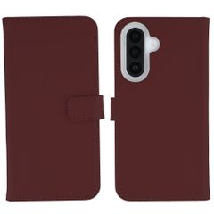 Selencia Echt Leren Bookcase Samsung Galaxy A27 (5G) - Burgundy