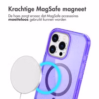 imoshion Sparkle Backcover met MagSafe Apple iPhone 16 Pro - Glitter Paars