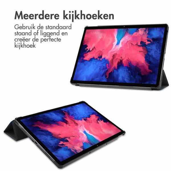 imoshion Trifold Bookcase Lenovo Tab P11 / P11 Plus - Zwart