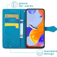 imoshion Mandala Bookcase Xiaomi Redmi Note 11 Pro - Turquoise