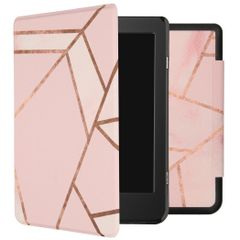 imoshion Design Slim Hard Case Bookcase Tolino Page 2 - Pink Graphic