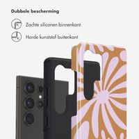 Selencia Vivid Backcover Samsung Galaxy S25 Ultra - Modern Bloom Pink