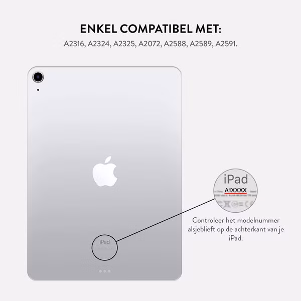 Burga Tablet Case Apple iPad Air 5 (2022) / Air 4 (2020) - Sorry Busy