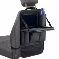 imoshion Luxe Autostoel Organizer - Tablethouder Auto - 7 Opbergvakken - Zwart 