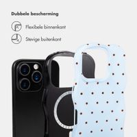 Selencia Vivid Wavy Backcover met MagSafe Apple iPhone 16 Pro - Happy Dots Digital Sky
