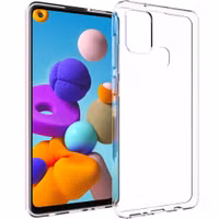 Accezz Clear Backcover Samsung Galaxy A21s - Transparant