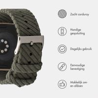 imoshion Corduroy bandje Apple Watch | 38/40/41/42 mm - Groen