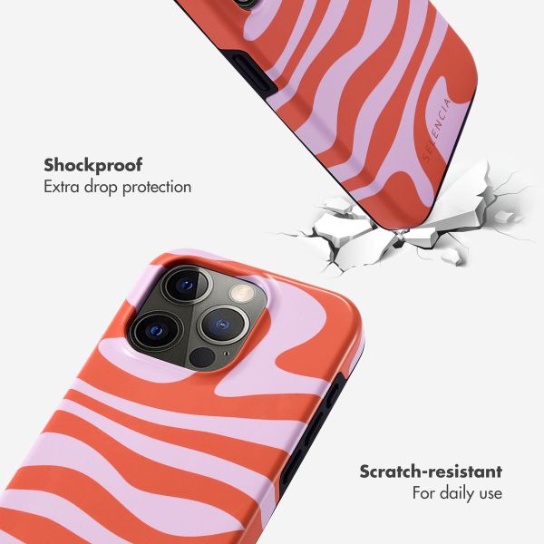 Selencia Vivid Back Cover Apple iPhone 15 Pro - Dream Swirl Pink