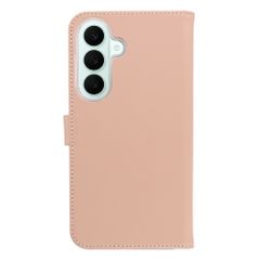 Selencia Genuine Leather Book Case Samsung Galaxy S26 FE - Dusty Pink