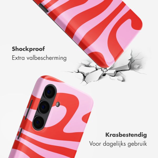 Selencia Vivid Backcover met MagSafe Samsung Galaxy S24 - Dream Swirl Pink