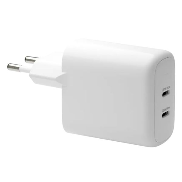 dbramante1928 re-charge | Wall Charger - 2x USB-C 25 Watt - Wit