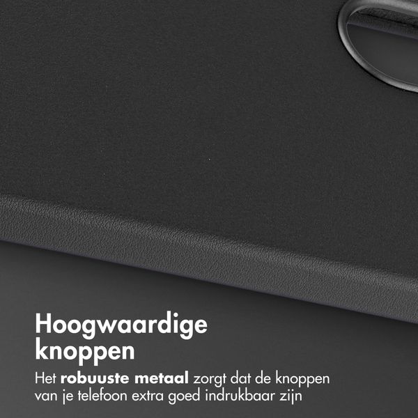 Accezz MagSafe Leather Backcover Samsung Galaxy A57 (5G) - Onyx Black