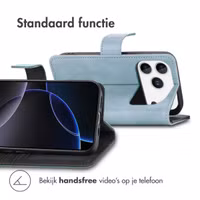 imoshion Luxe Bookcase Apple iPhone 17 Pro Max - Air Blue