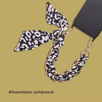 Selencia Luxe Polskoord met Sjaal - Zwart