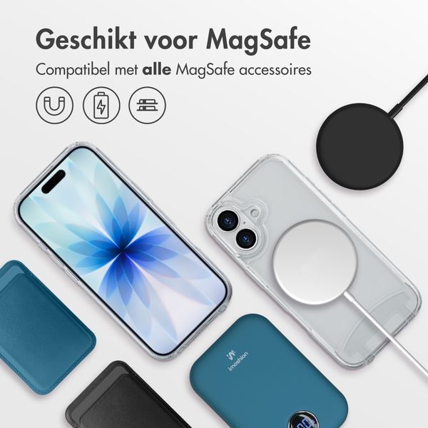 imoshion MagSafe Backcover met afneembaar koord Apple iPhone 17 - Transparant