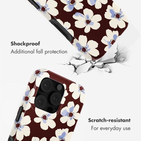 Selencia Vivid Back Cover with MagSafe Apple iPhone 16 Pro Max - Choco Flower Pop