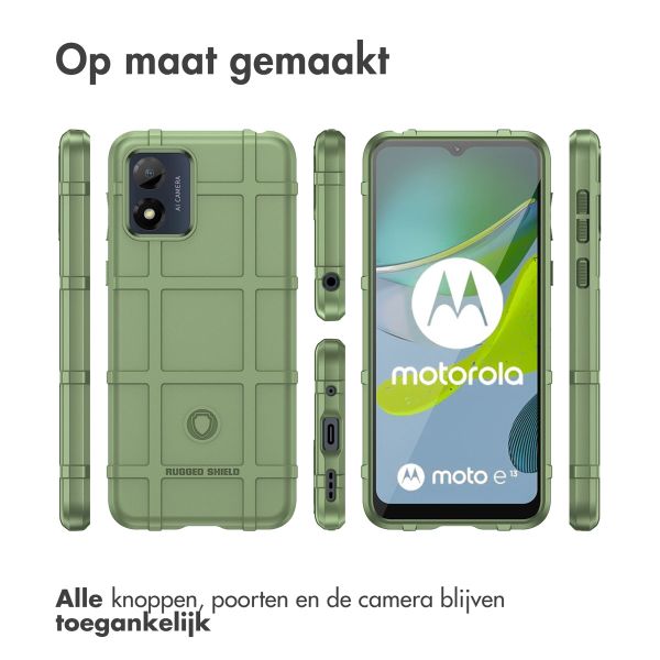 imoshion Rugged Shield Backcover Motorola Moto E13 - Groen