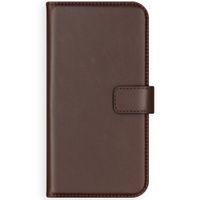 Selencia Echt Leren Bookcase Apple iPhone 12 (Pro) - Bruin